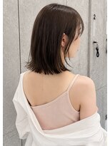ノア(NOA) 【NOA】結べるミディアム×外ハネレイヤー シースルーバング