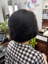 ライフ 中田店 ふんわり丸みボブ