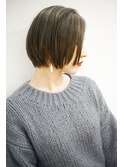 透明感アップグレージュ×ショートボブ【CICATA鎌倉】