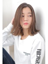 ジーナ 銀座(Zina)&nbsp;☆Zina☆外ハネミディ×フェアリーベージュ