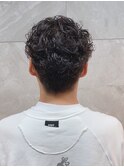 【Demain】メンズパーマ  スパイラル/ランダムパーマ 2ブロック