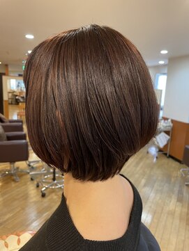 松本平太郎美容室 立川店 【立川　丸みショート　アースカラー　30代40代50代60代◎】