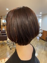 松本平太郎美容室 立川店 【立川 丸みショート アースカラー 30代40代50代60代◎】