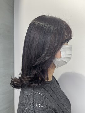 リーオオサカ(Lee Osaka) 【Lee大阪店】暗髪☆透明感☆ラベンダーブラウン/新出奈津樹