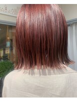 ヘアアンドリラクシングルーム アールフラン(Hair&Relaxingroom arFranc) 赤ボブ