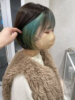 ロンド マーレ 天神大名店(Lond mare) イメチェン/チェリーブラウン/フェミニン/ダークアッシュ/束感/