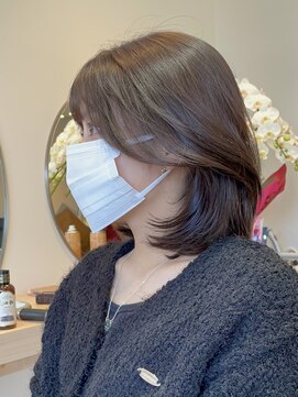 ザックジングウ 表参道(ZACC JINGU) 韓国ボブ/レイヤーボブ/ベージュカラー