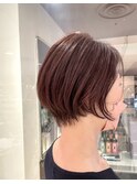 大人ショート/まるみショート/ショートボブ/30代/40代/50代