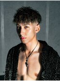 短髪×ハイライト×ツイスパ
