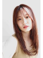 ヘアーアンドメイク エイダ(hair&make eida) 斜めバング髪質改善ストレート 神保町/神保町駅