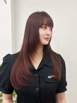 ピープスアンドスー 表参道 渋谷(Peeps&Suu.) ワンホンレイヤー/カシスレッド/大人可愛い