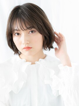 ドクターズサロン LAB 小山店 伸ばしかけ小顔矯正立体カットショートボブa小山20代30代40代