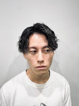 スカット 新宿(Sucut) ダークアッシュ/カルマパーマ/ベリーショート<理容室>[新宿]