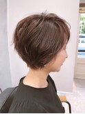 40代50代/大人かわいい抜け感ショートボブ2405