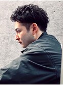 アップバングツーブロックショート