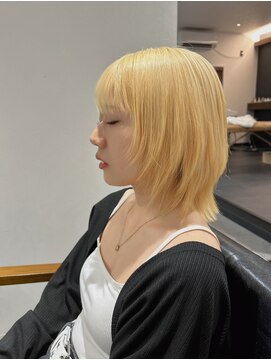 ノア(noah.) メンテナンスカット/ボブウルフへ