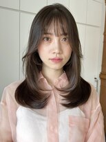 ロンドアンメゾン 原宿(Lond un Maison.)&nbsp;髪質改善/透明感シアカラー+顔周りレイヤーカットセミディ