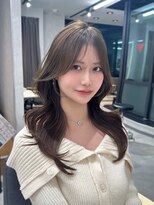 ビューレイギンザ(VIEW LEI GINZA)&nbsp;韓国ウェーブヘア前髪カットレイヤーカット髪質改善銀座