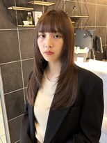 クーラ(Cura) 【Cura原宿】梅雨対策・酸性ストレートロング・顔周りレイヤー