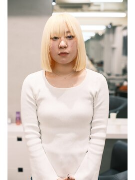 ディア(.eer) 【.eer/ディア】抜きっぱなしブロンド/ケアブリーチ/心斎橋