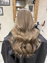 サニー 渋谷(SUNNY) バレイヤージュ、ハイライト、レイヤーロング、グレーベージュ