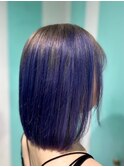【デザインカラー×ボブ×ラベンダー】池袋美容室