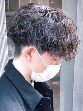 キングオブヘアバイノイズアンドフィフス 京都駅前店(KING of hair by NOISM&fifth) 緩め波巻きスパイラルパーマシャドウパーマメンズマッシュウルフ