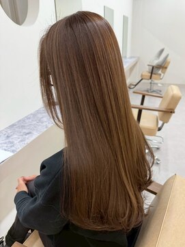 エトレ(etore) 【ブリーチなしダブルカラー】ショコラベージュ/ストレート/艶髪