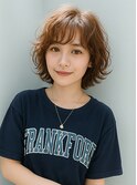ふんわりニュアンスカール×カジュアルボブ