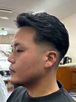 理容 鮎川&nbsp;2ブロック、パーマ