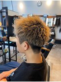 【IRIE HAIR福岡】スパイキーショート×ブリーチダブルカラー