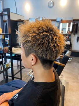 アイリーヘアデザイン(IRIE HAIR DESIGN) 【IRIE HAIR福岡】スパイキーショート×ブリーチダブルカラー