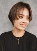〈a22〉ショート韓国ボブハイライト髪質改善ブリーチ前髪20.30代