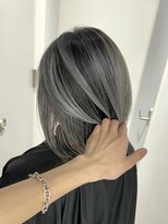 リグ 横浜(Lig.)&nbsp;エアタッチバレイヤージュオリーブグレーブリーチダブルカラー