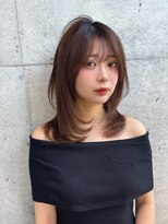 ロンドメリア 天神大名店(Lond Melia)&nbsp;ミディアム/暗めカラー/グランマッシュ/デザインカラー