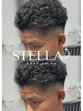 ステラ(STELLA) ニュアンスパーマ/メンズカット/メンズサロン/眉毛カット/メンズ