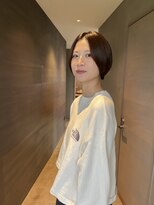 ナタリー(Natalie)&nbsp;ドライでスタイリング！ショートボブ