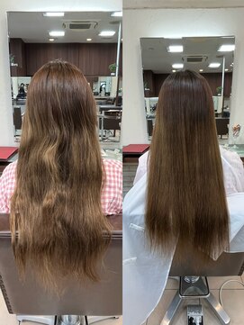 ヘア ルミナス バイ フォルテ(HAIR LUMINAS by FORTE) ダメージを抑えた艶髪縮毛矯正ストレート