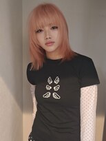 スリット(slit)&nbsp;オレンジピンク/フェイスレイヤーボブ