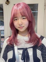 テトラ バイ ネオリーブ 横浜西口店(tetra by neolive)&nbsp;1ブリーチピンクカラーブリーチハイトーン横浜N