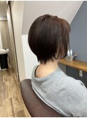 ふんわり空気感。大人のナチュラルショートボブ