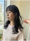 ニュアンスパーマ コテ巻きパーマ ウェーブパーマ HR-212