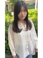 アッシュ 二俣川南口店(Ash) 顔まわりレイヤー|レイヤーカット|縮毛矯正