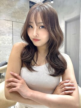 レーヴバイロンド 仙台(Reve by Lond) 髪質改善レイヤーカット縮毛矯正くびれヘアミルクブラウン仙台