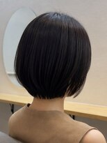 シッポヘアー(SHIPPO HAIR)&nbsp;星ヶ丘首元すっきり大人コンパクトボブ艶髪暗めカラー30代40代