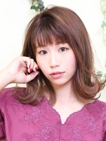 オーガニックサロン フェイス 梅田店(organic salon face)&nbsp;無造作だけど女っぽい秋色ロブ