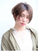 無造作ショートボブ
