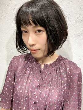 ボウ(BEAU) 人と差をつける暗髪ナチュラルボブ