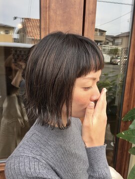 ミチタ(michita) ウェットボブ×ショートバング【michita】