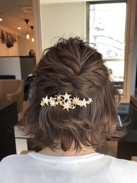 ブリス(VLISS) ハーフアレンジ_ミニマムボブジグザグバング3Dカラー